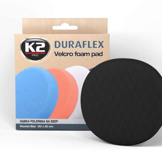 K2 DURAFLEX - velcro foam pad - crna