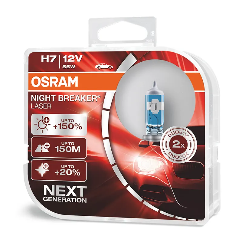 OSRAM 12V 55W H7 NIGHT BREAKER® LASER BOX sijalice