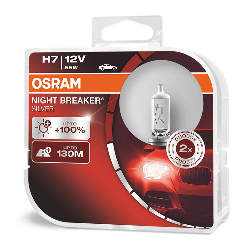 OSRAM 12V 55W PX26d H7 NIGHT BREAKER® SILVER BOX sijalice