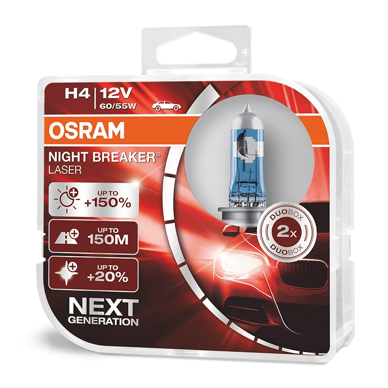 OSRAM 12V 60/55W H4 NIGHT BREAKER® LASER BOX sijalice