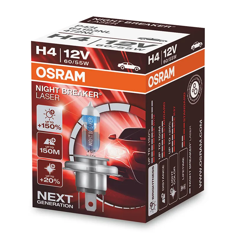 OSRAM 12V 60/55W H4 NIGHT BREAKER® LASER sijalice