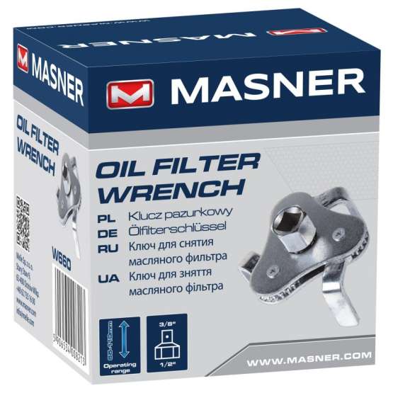 Masner Ključ za filter ulja 65-130mm - 3 jaws  